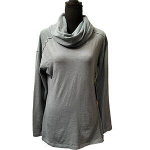 (376) Columbia Sportswear Moss Green cowl neck Pullover sweater size Medium